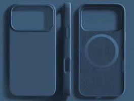 iPhone 18 Pro Max Silikon Case mit MagSafe - blau