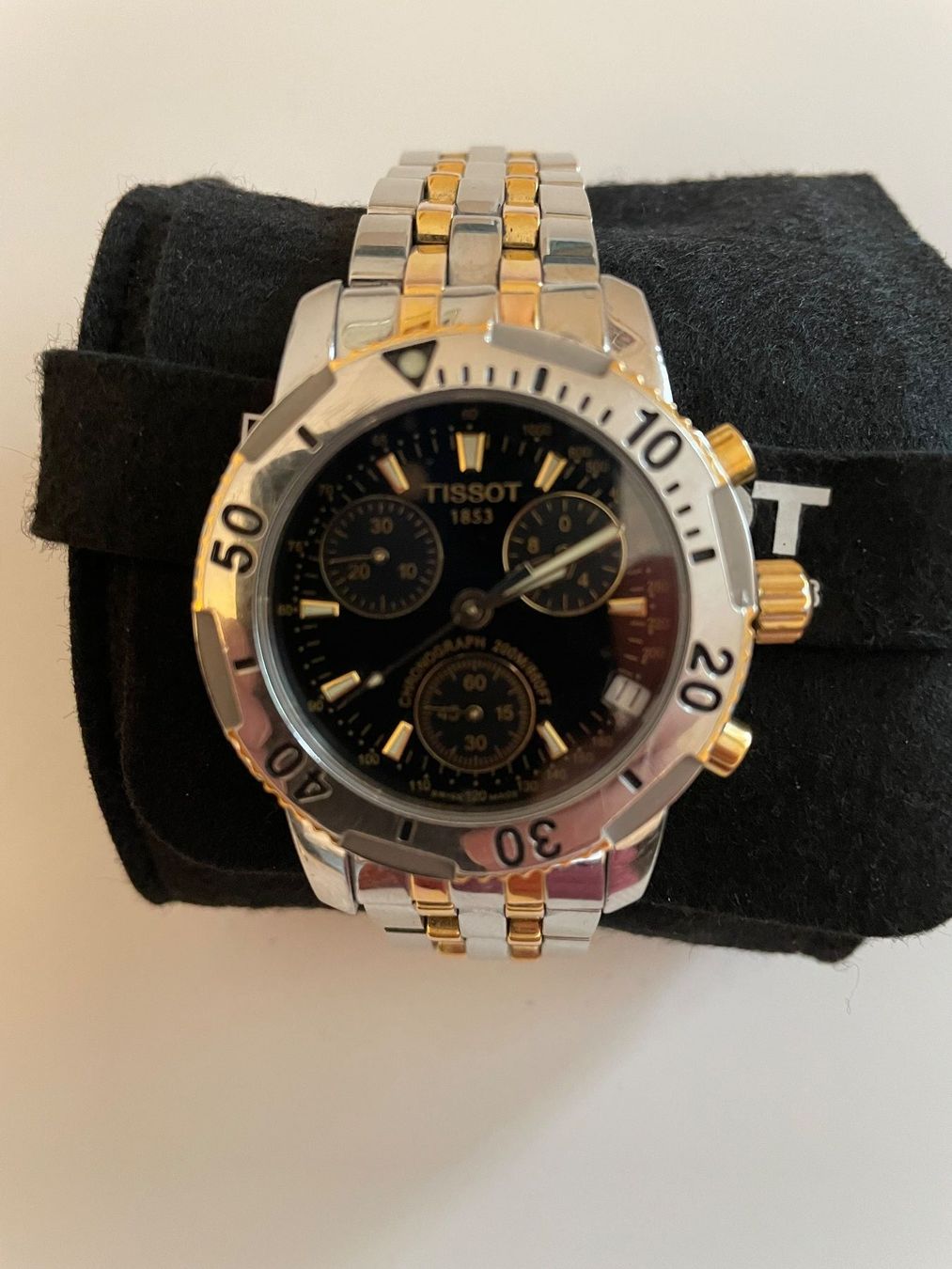 Tissot Orologi: Tissot Chronograph Bicolor Gold/Silber – Usato da Lengnau BE venduto da mar_fcb8 2