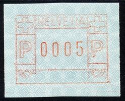 ATM 6III b Farbton Rotorange ** postfrisch selten