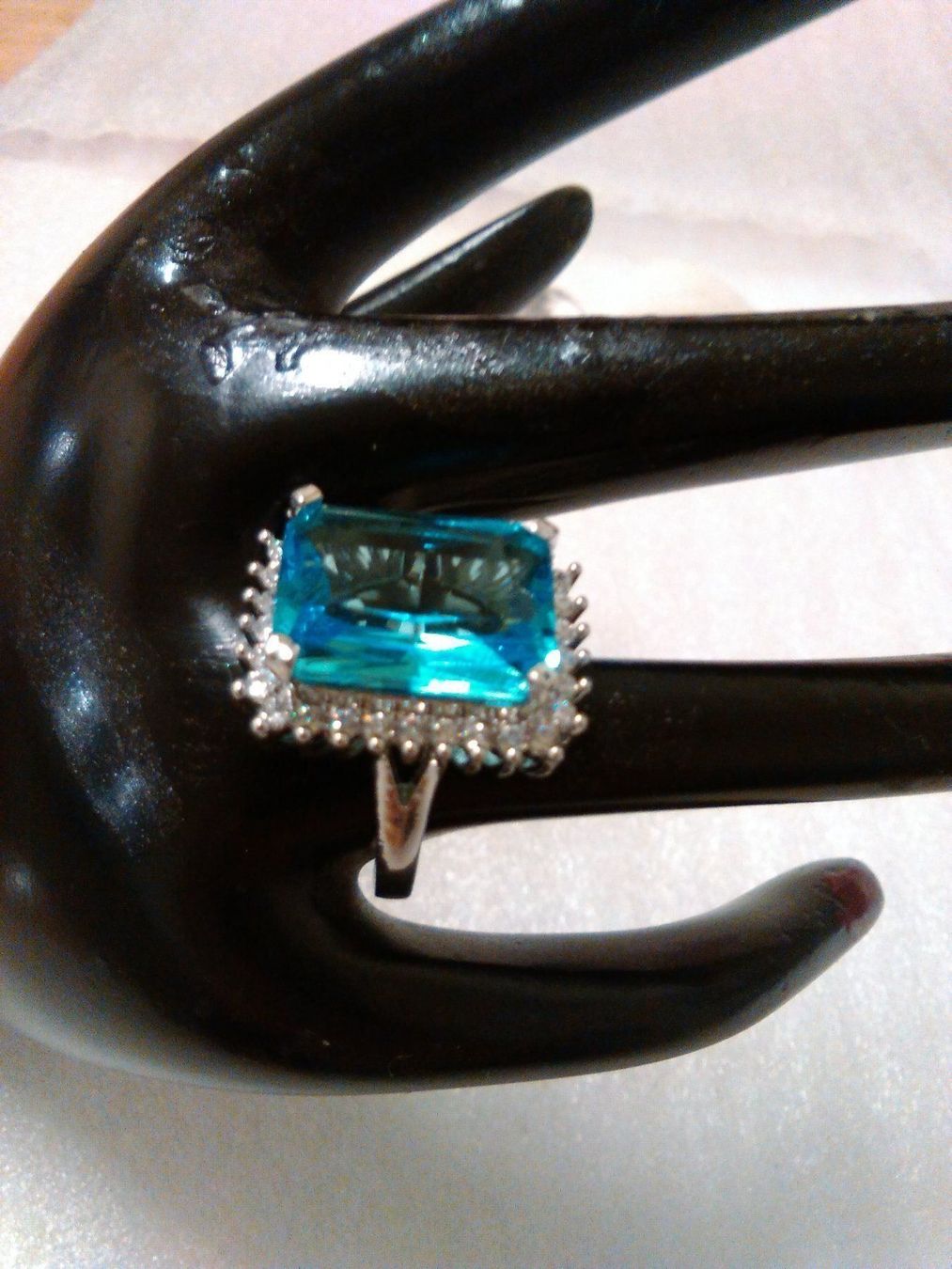 Anelli: RING MODESCHMUCK ; IMETATION AQUAMARINE – Nuovo (secondo la descrizione) da Basel venduto da bijoutrie_4 5