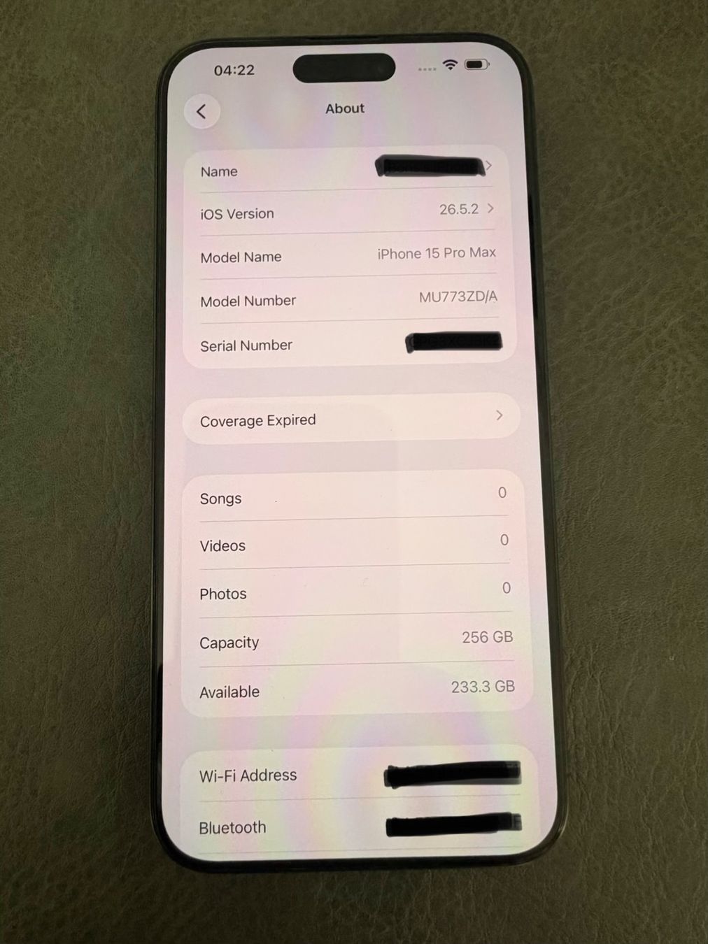 Apple Telefoni cellulari / Smartphones: iPhone 15 Pro Max, Black Titanium, 256GB, Batterie 89% – Usato da Kilchberg ZH venduto da libau 7
