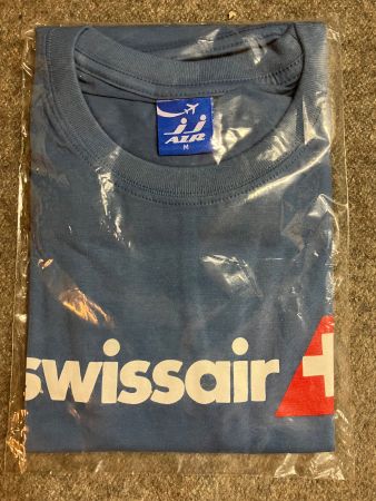 Swissair T Shirt Neu Size Small