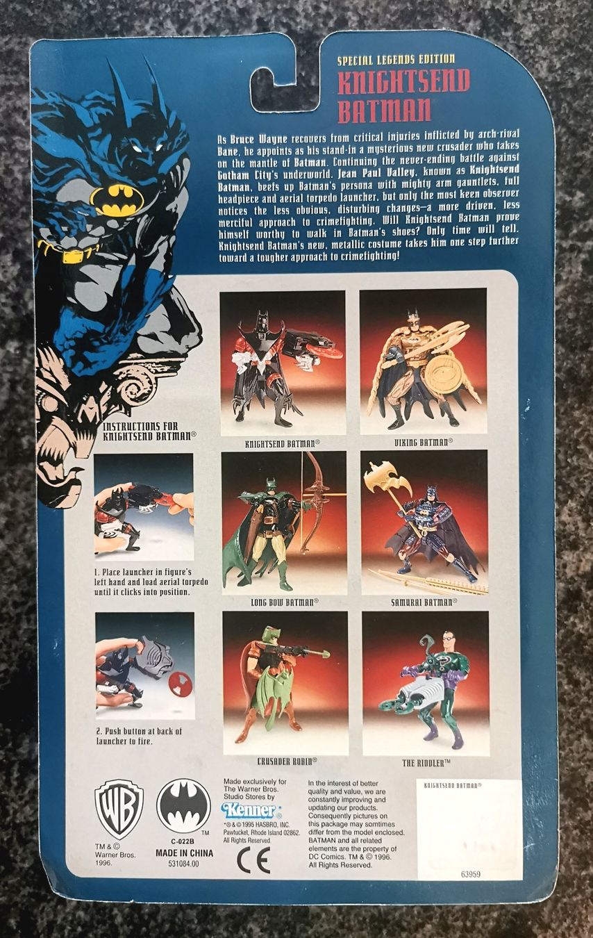 Hasbro Statuette: Batman Knightsend 1996 Action Figur Special Legends Hasbro – Nuovo e nell'imballaggio originale da Rorschach venduto da Actionvintage789 1