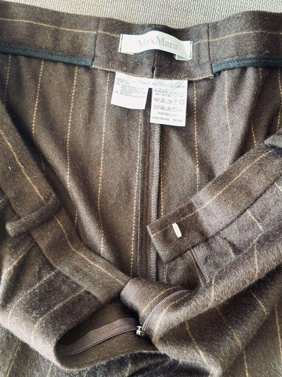 Max Mara Pantaloni: MaxMara Wool/Angora Pants size L – Usato da Vevey venduto da ledidream 6