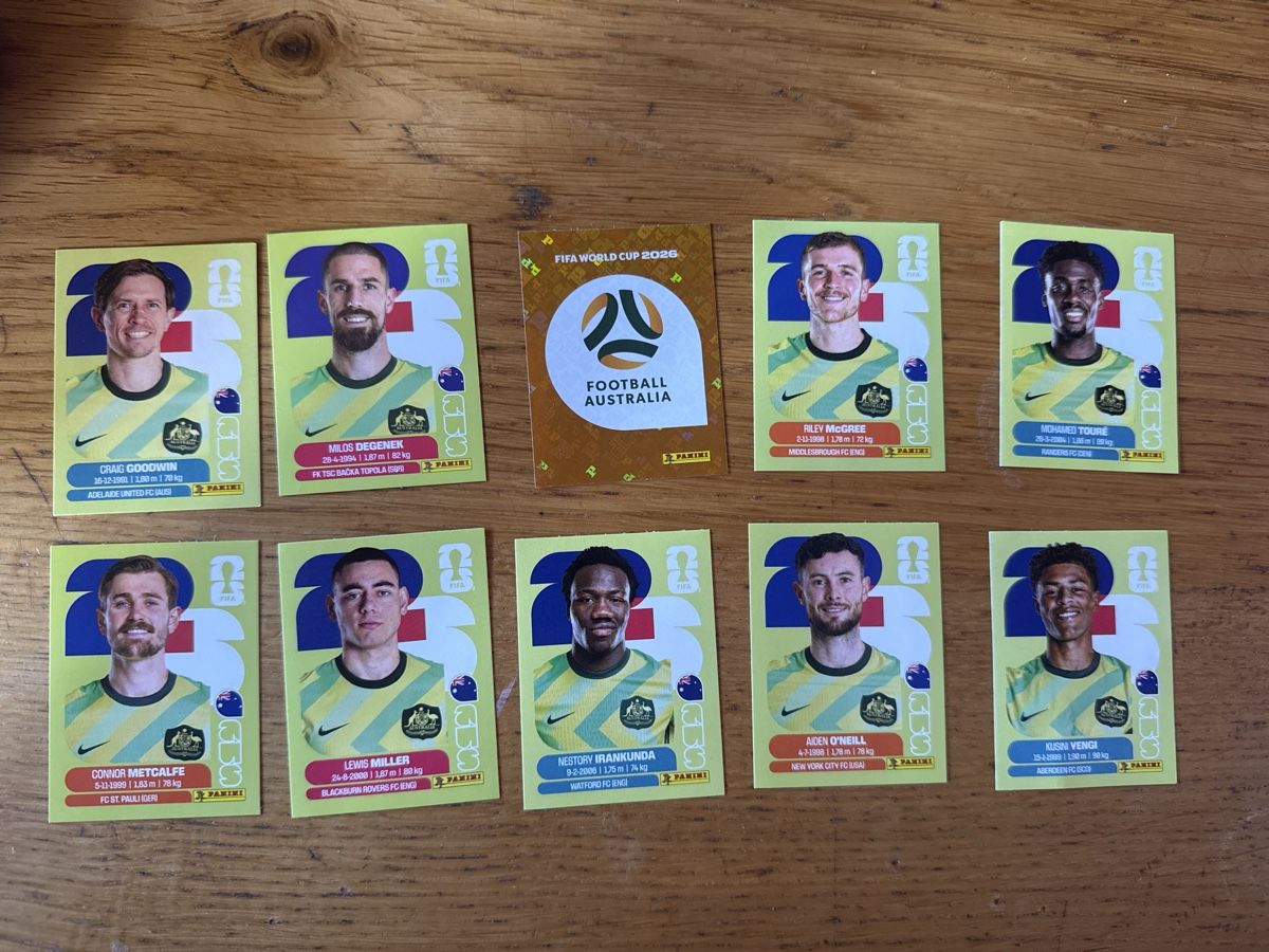 Panini Carte collezionabili: Panini 2026 10er Set AUS – Nuovo (secondo la descrizione) da Masein venduto da Buender45