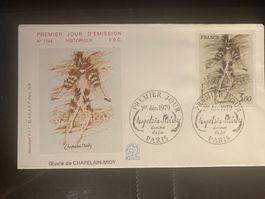 Frankreich 1979 Ersttagsbrief Chapelain-Midi Feuertänzer