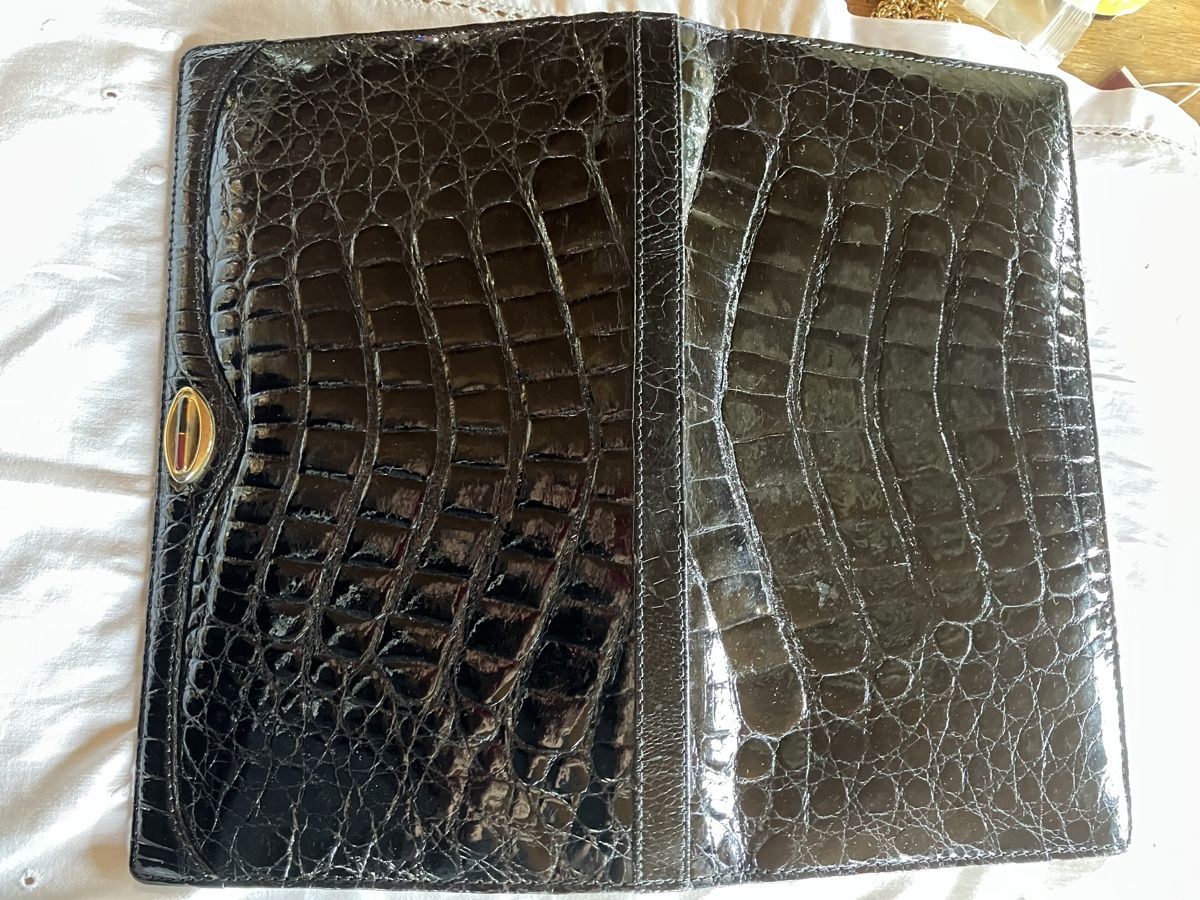 Borse da donna: Echte Krokoleder Clutch mit Kette – Usato da Bassersdorf venduto da groovygremlin 2