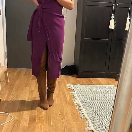 Massimo Dutti purple dress XS