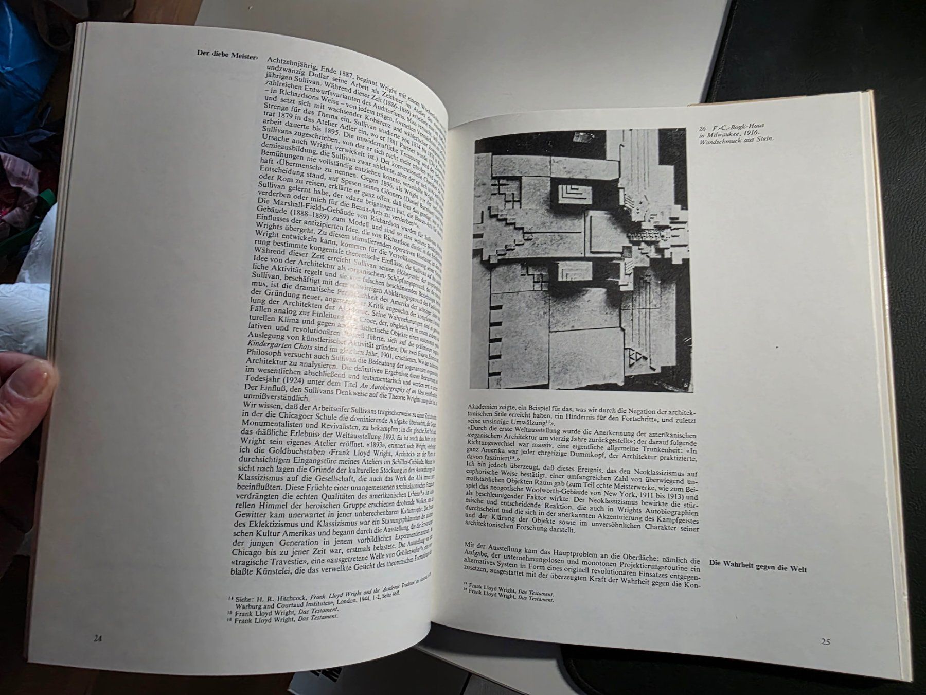 Livres: Frank LL. Wright - Gestalter unserer Zeit - Luzern 1971 – D'occasion à Walterswil BE par Lonitti 8