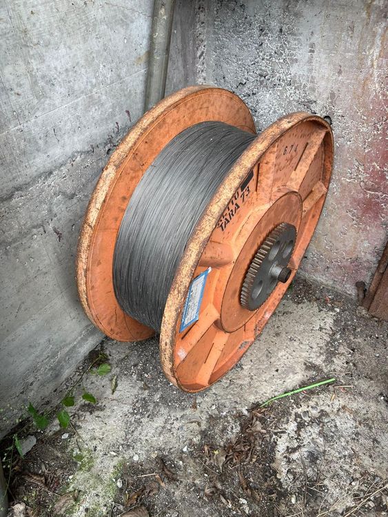 SCHWEISSDRAHT, ANGEBRAUCHTE GROSSE ROLLE, THERMANIT13/04 SI, (Neu ...