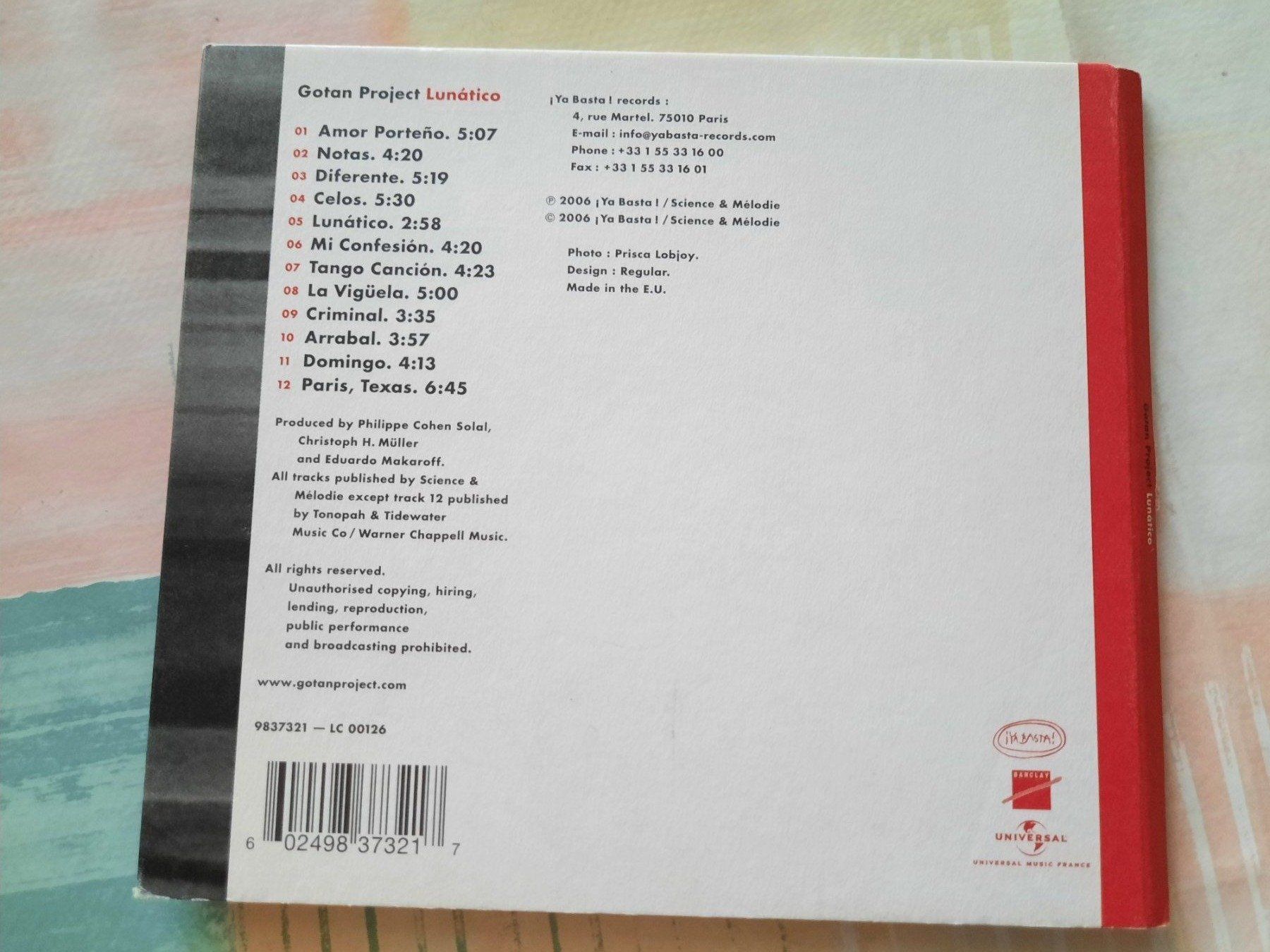CDs: CD Gotan Project - Lunatico – Gebraucht aus Pully von  1