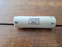 Rouleau de pièces Fr. 1.- en parfait état – Collection d'...