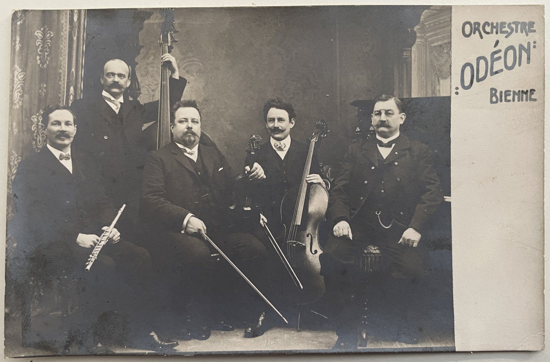 Cartes postales: Biel-Bienne - Orchestre Odéon Café – D'occasion à Savagnier par Ne2065