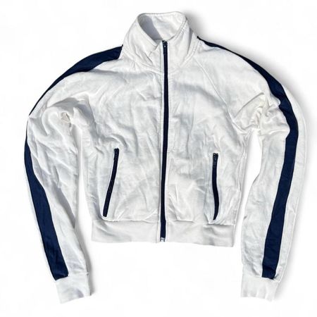 Suite Benedict Zipper Turtleneck Jacke Sweater Weiss
