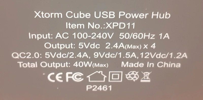 Xtorm Ladegeräte: Xtorm USB Power Hub – Gebraucht aus Zürich von davide_zh 1