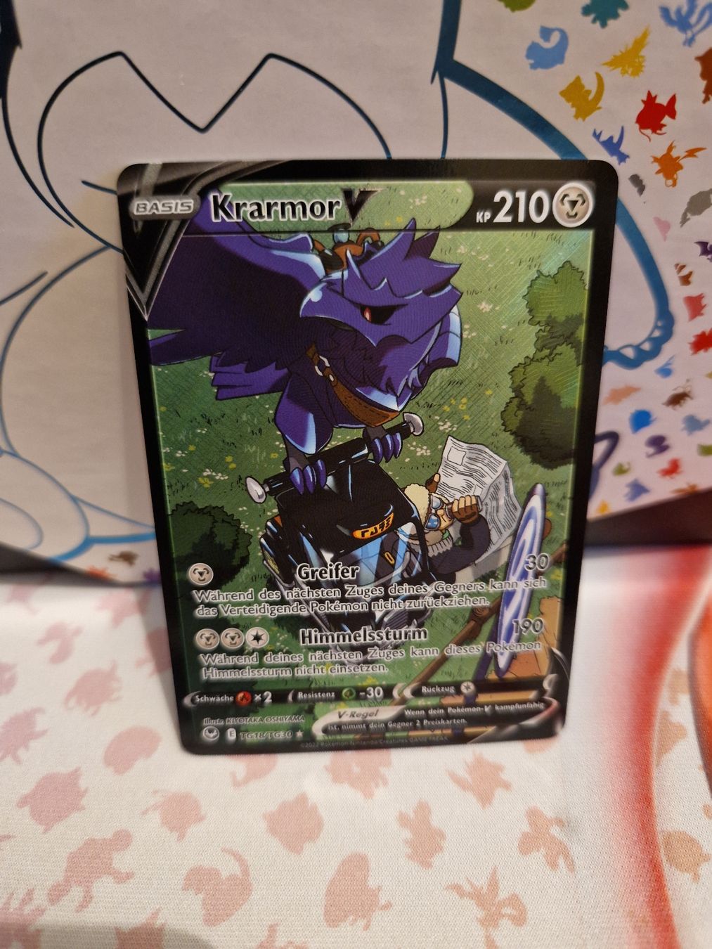 Pokémon Cartes à collectionner: Krarmor V - DE – D'occasion à Wangen b. Olten par shlem 3