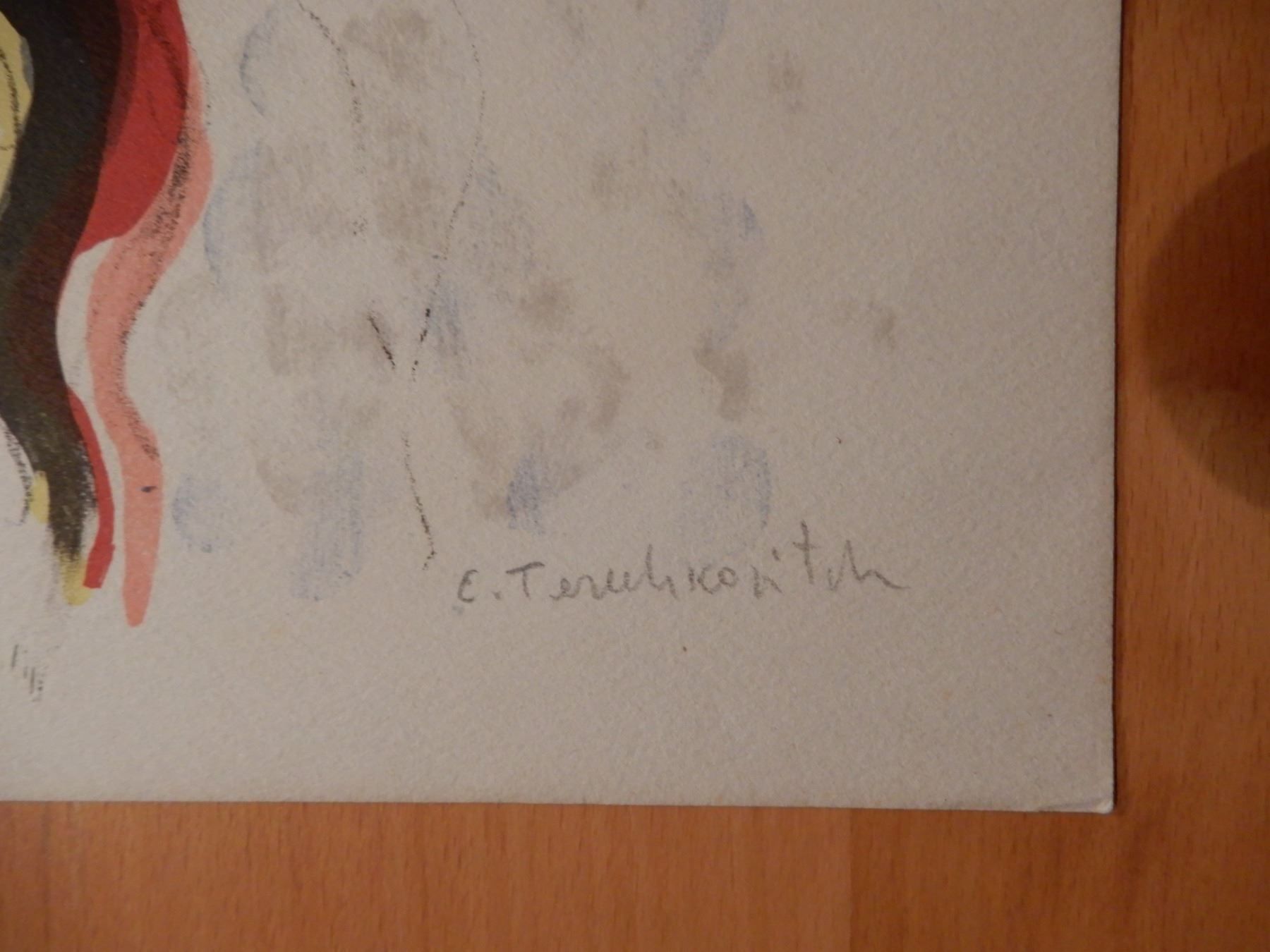 Arts picturaux & lithographies: Constantin  TERECHKOVITCH (1902-1978) – D'occasion à Emmenbrücke par Kunstankaufverkauf9 2