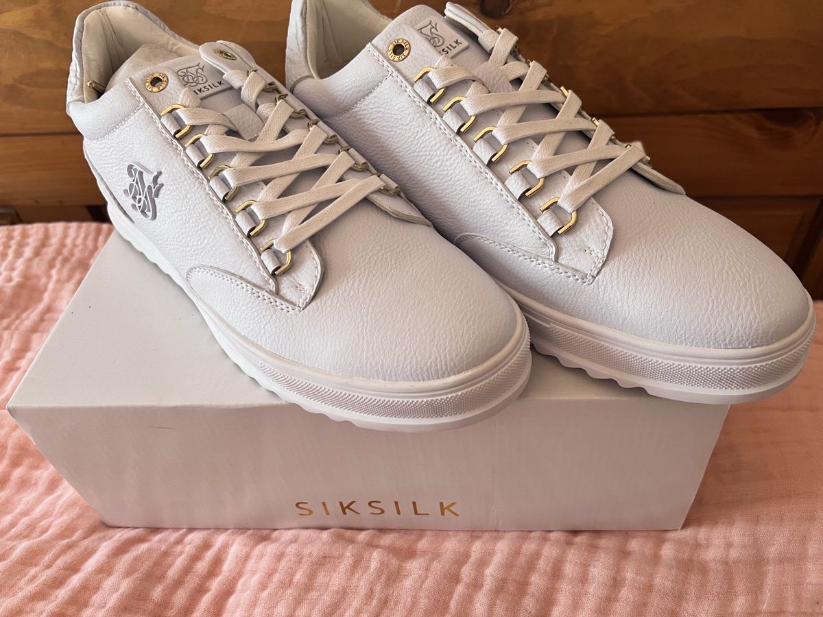 Scarpe da uomo: Siksilk Sneaker Weiss Grösse 45 Neu mit Box – Nuovo e nell'imballaggio originale da Unterterzen venduto da syllalex