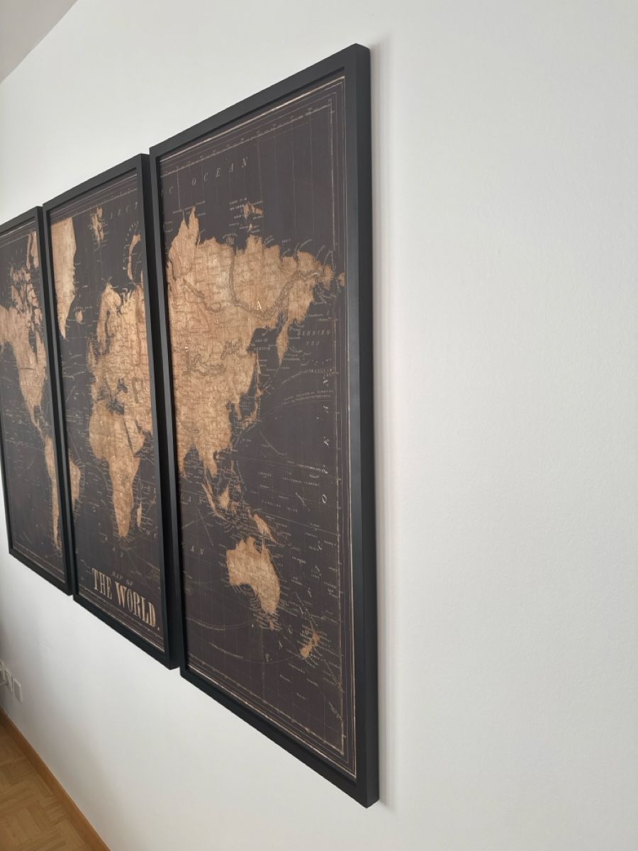 Alle Dekorationen: Vintage world map – Neu (gemäss Beschreibung) aus Genève von sim_7w5t 2