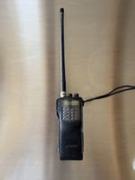 Stabo Funkgeraet xH8040 mit Antenne und Lederhuelle gebrauch