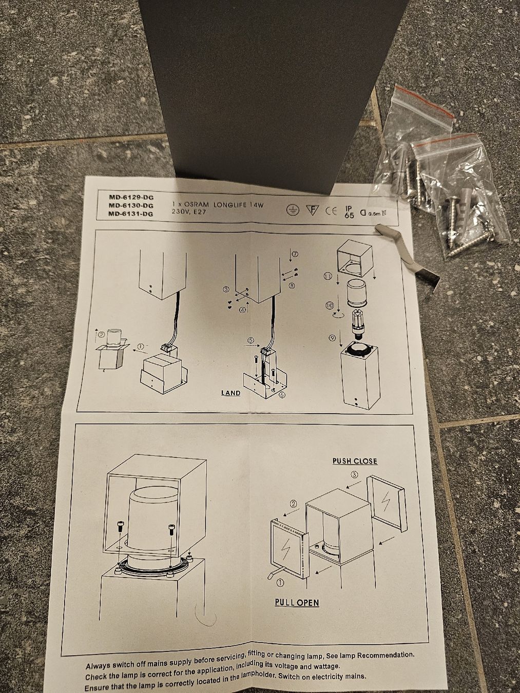 Lampade: Moderne Aussenleuchte anthrazit, neuwertig & komplett! 2x – Nuovo e nell'imballaggio originale da Unterengstringen venduto da SeniorT 1