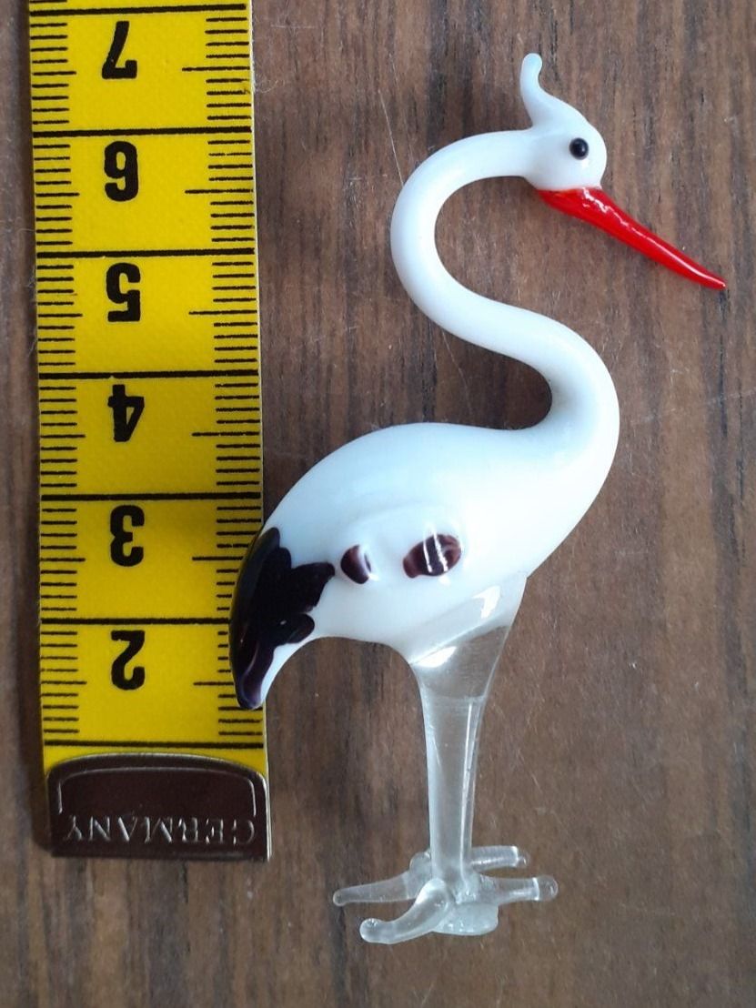 Murano Figuren: Figur Storch Glas Murano antik – Gebraucht aus Mörschwil von antiksalon 3