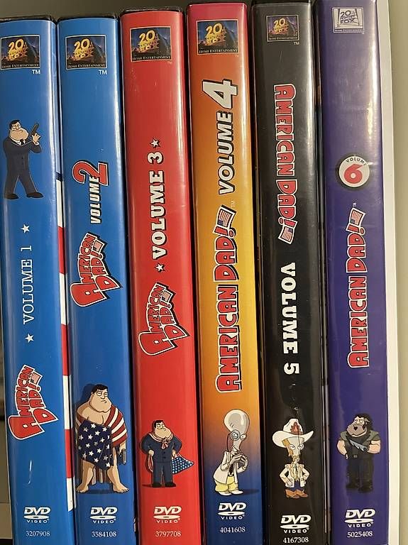 Alle DVDs: American Dad 1-6 – Gebraucht aus Olten von 2Southpaw8