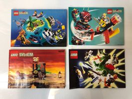 LEGO System Prospekte 4 Stück