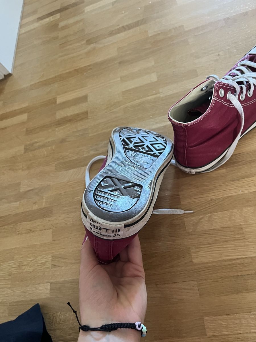 Converse Scarpe da uomo: Sneaker Converse Chuck rot hoch gebraucht – Usato da Winterthur venduto da Vibus15 2
