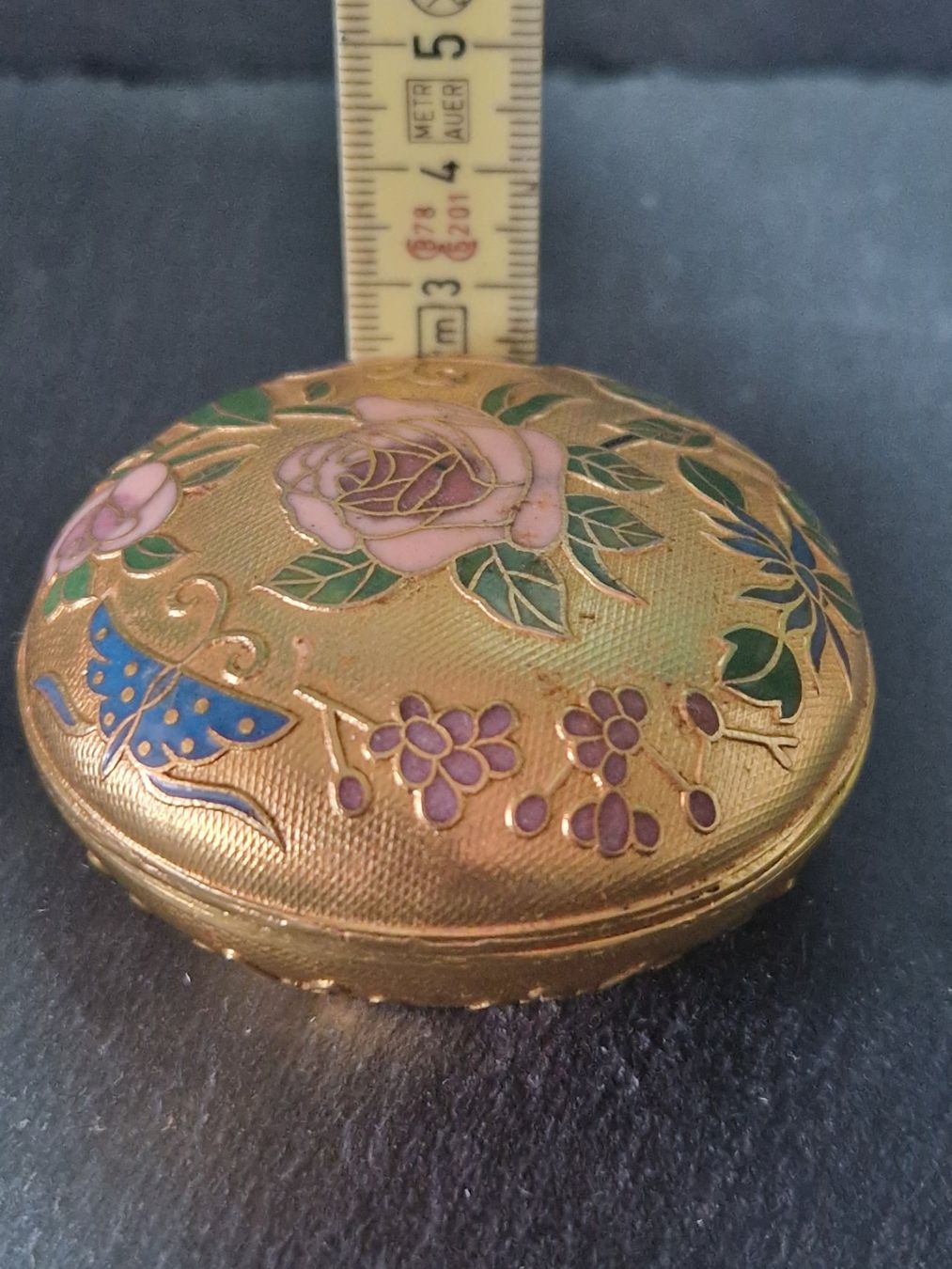 Altro in Decorazioni & Accessori: Cloisonné Dose Rund – Usato da Winterthur venduto da Sadega 5