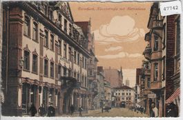 Rorschach - Hauptstrasse mit Kettenhaus - Guggenheim-Litho