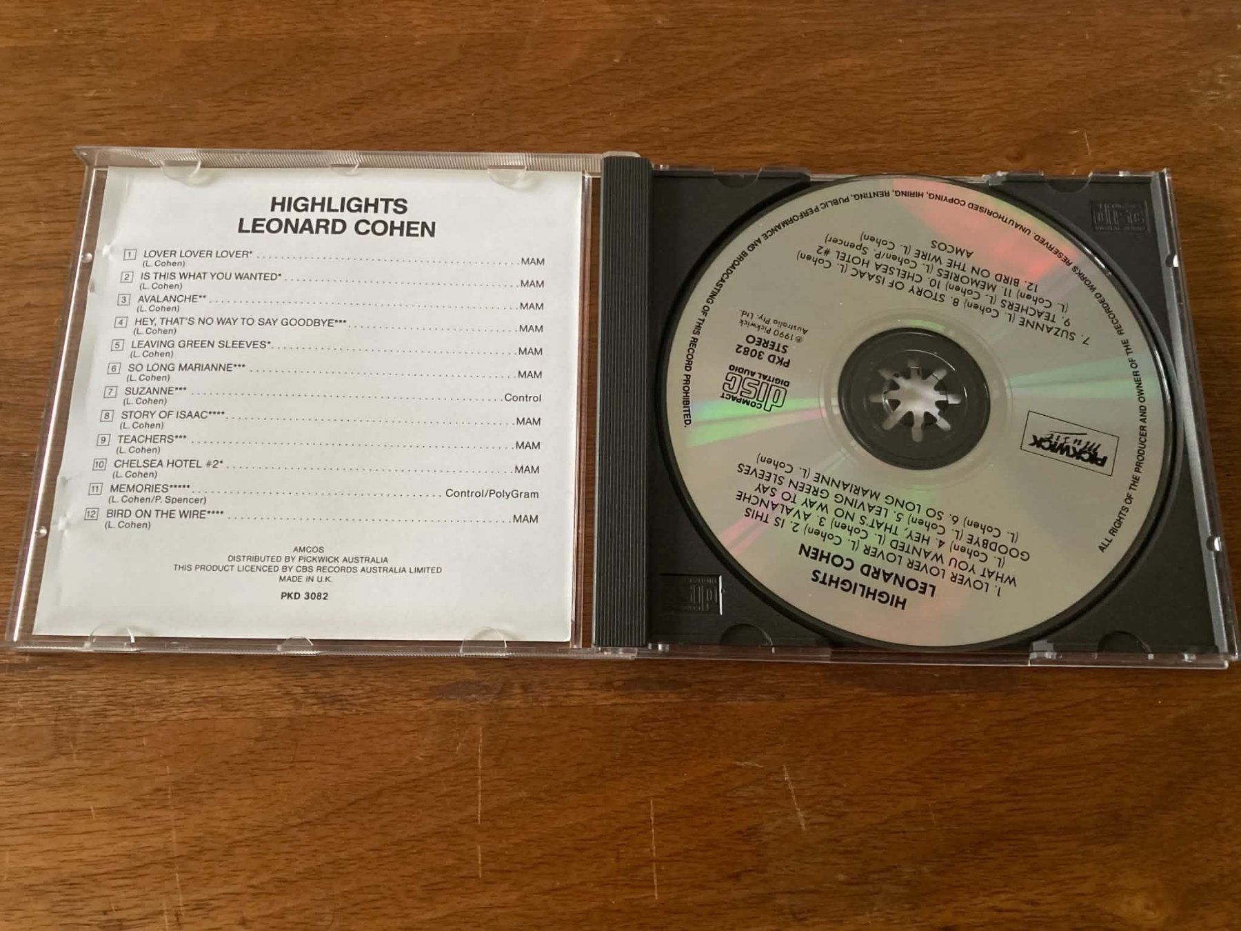 CDs: Leonard Cohen - Highlights CD – Gebraucht aus Lausanne von sim_bc8q 2
