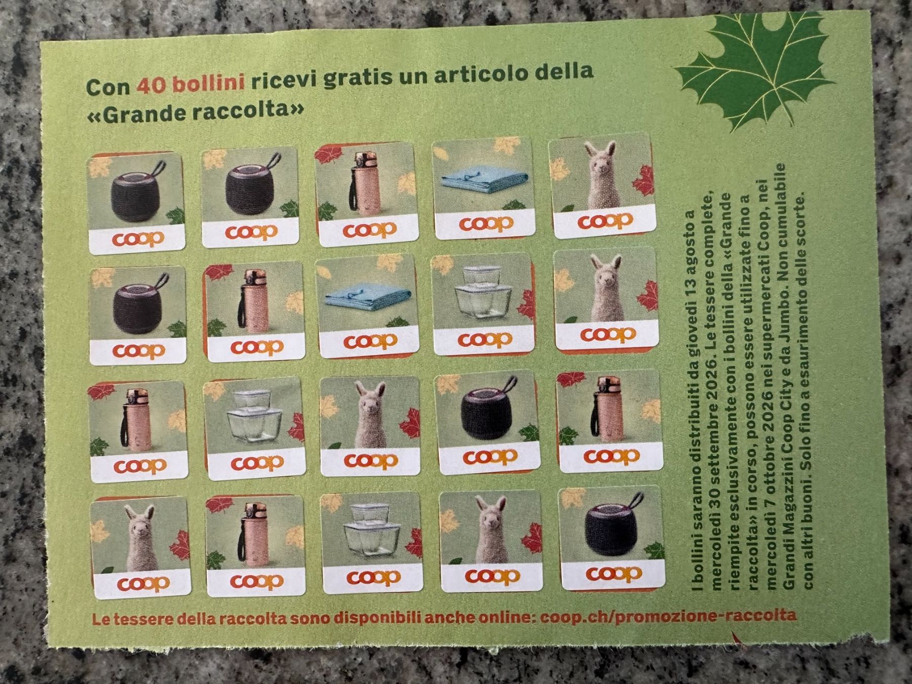 Coop Raccolte di bollini & punti: COOP GROSSER SAMMELSPASS – Usato da Zürich venduto da Linthi1
