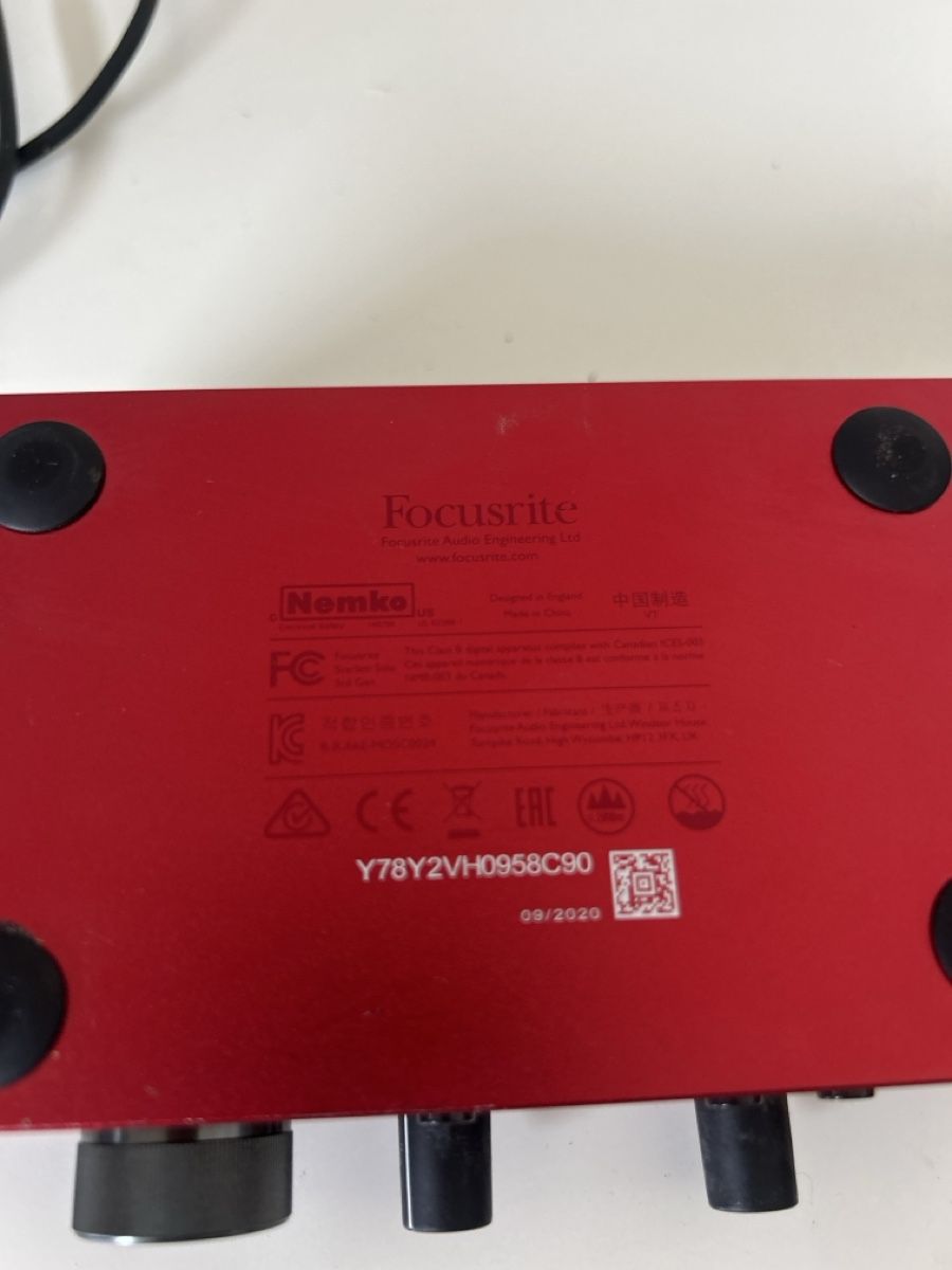 Focusrite Egaliseurs: Focusrite Scarlett Solo Gen 3 Audio Interface – Neuf (Voir description) à Würenlingen par julian.haemmerli 3