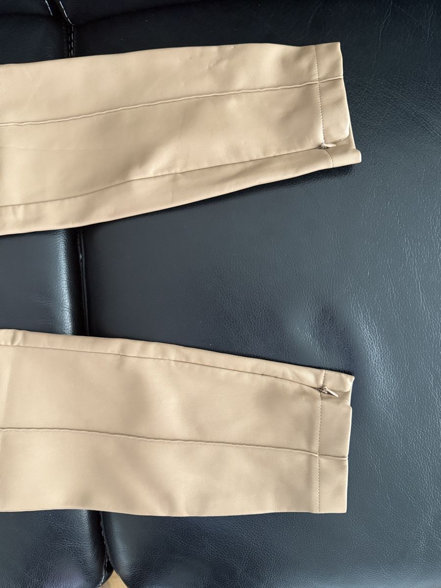 Zara Hosen: Zara Lederhose Beige/Hellbraun – Gebraucht aus Winterthur von yar_dpp8 2