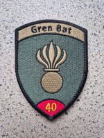 *** Badge Gren Bat 40 mit klett ***