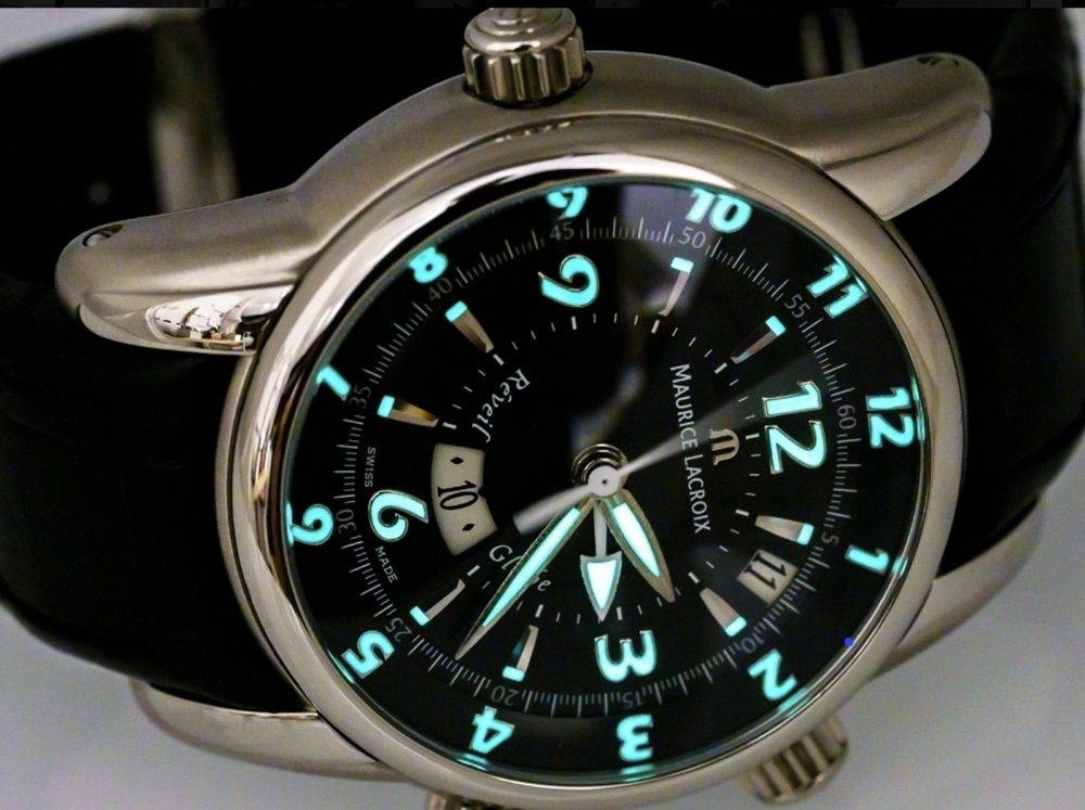Maurice Lacroix Orologi: Maurice Lacroix Masterpiece Réveil Globe GMT MP6388 – Usato da Boll venduto da BollArtAntik 6
