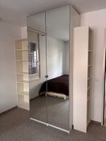 Ikea Kleiderschrank mit Spiegeltüren - Weiss