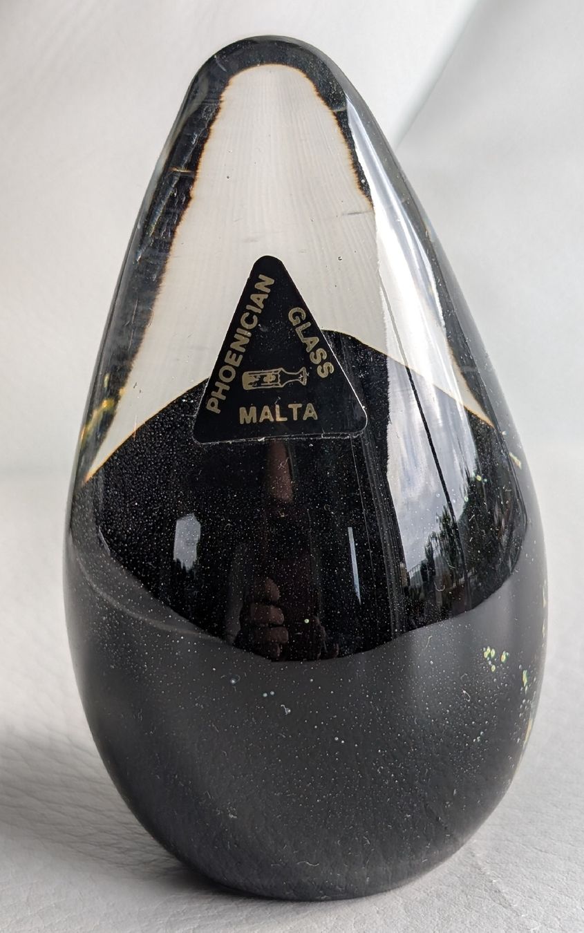 Alle Dekorationen: Phoenician Glass Malta, Briefbeschwerer, Eiform – Gebraucht aus Münsingen von Rehtre 1