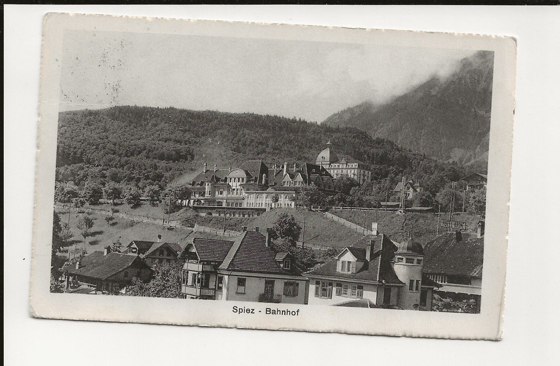 Cartes postales: AK ca.1920 Spiez Bahnhof – D'occasion à Greifensee par 315WDO