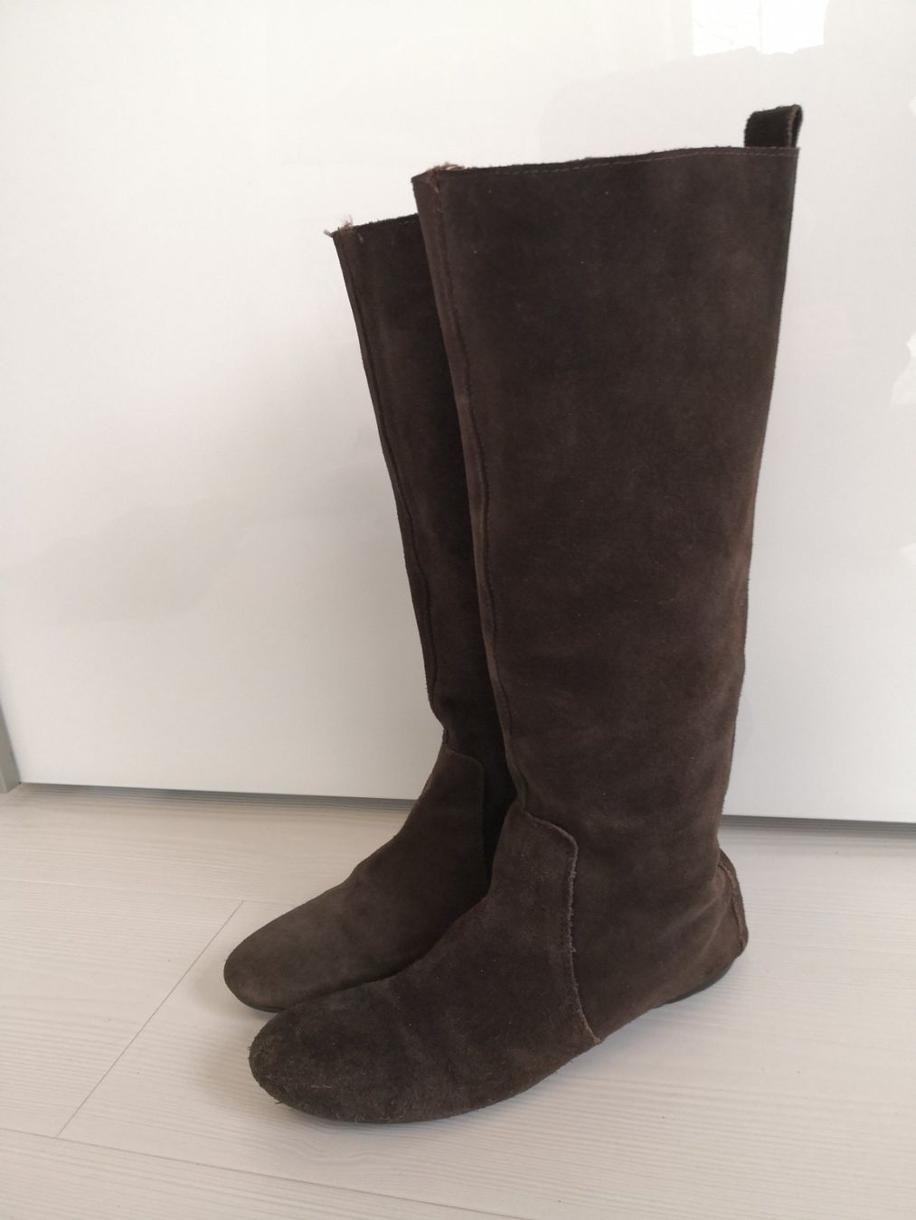 Mango Scarpe da donna: 🤩MANGO WILDLEDER-STIEFEL, BRAUN – Usato da Olten venduto da Naja-Twins-Twins