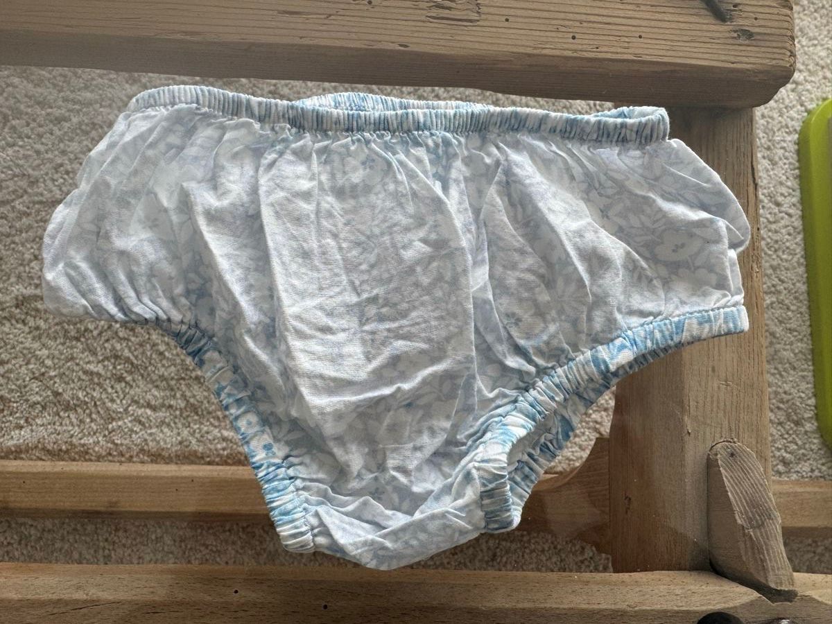 Costumi da bagno: MC2 Saint Barth Badehose Gr. 68, Baumwolle blau weiss – Usato da Küsnacht ZH venduto da ToddyGinger