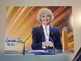 Lilo Liselotte Pulver Autogramm, signiertes grösseres Foto