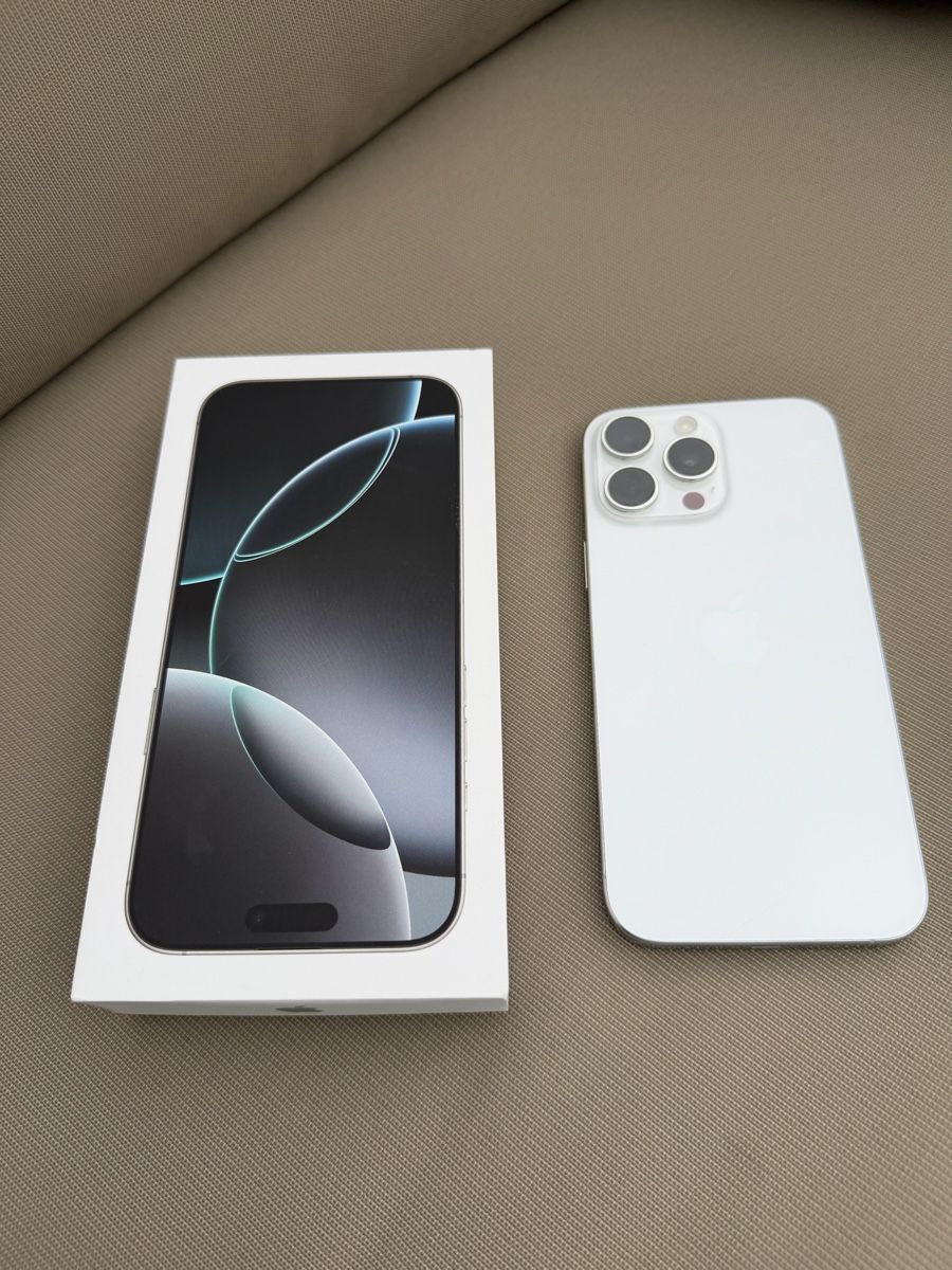 Apple Handys / Smartphones: Apple iPhone 16 Pro Max White Titanium, 256GB – Gebraucht aus Effingen von Kilchi 1