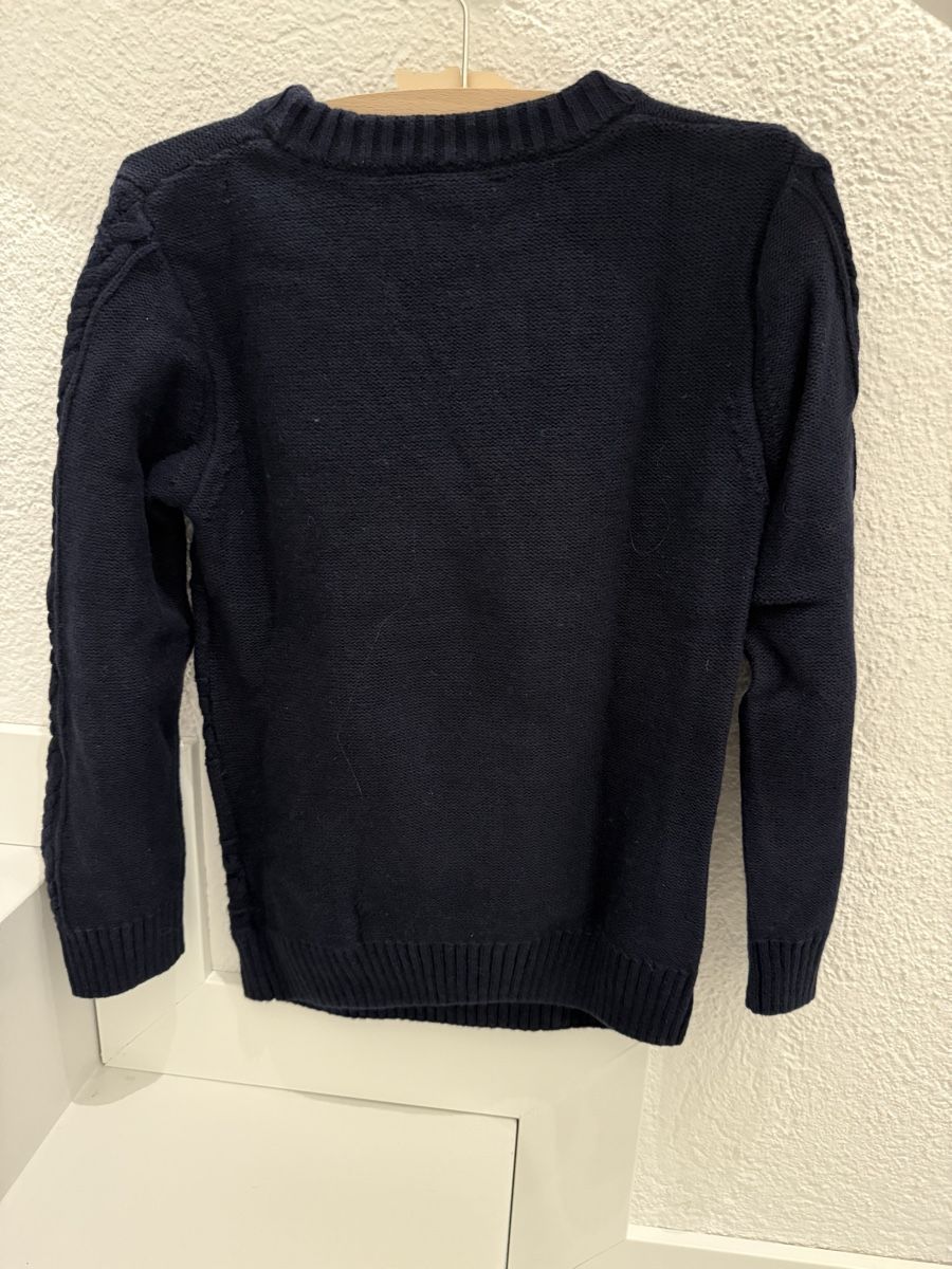 Jacadi Pullover & Sweatshirts: Jacadi Strickpullover, Gr. 128 (8J), dunkelblau – Gebraucht aus Ebikon von InesUndElf 1