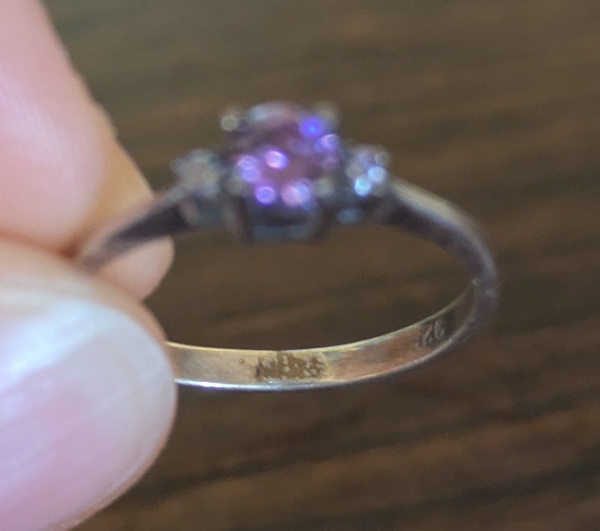 Ringe: Silberring mit drei kleinen Amethysten – Gebraucht aus Sarmenstorf von Mino_1888 5