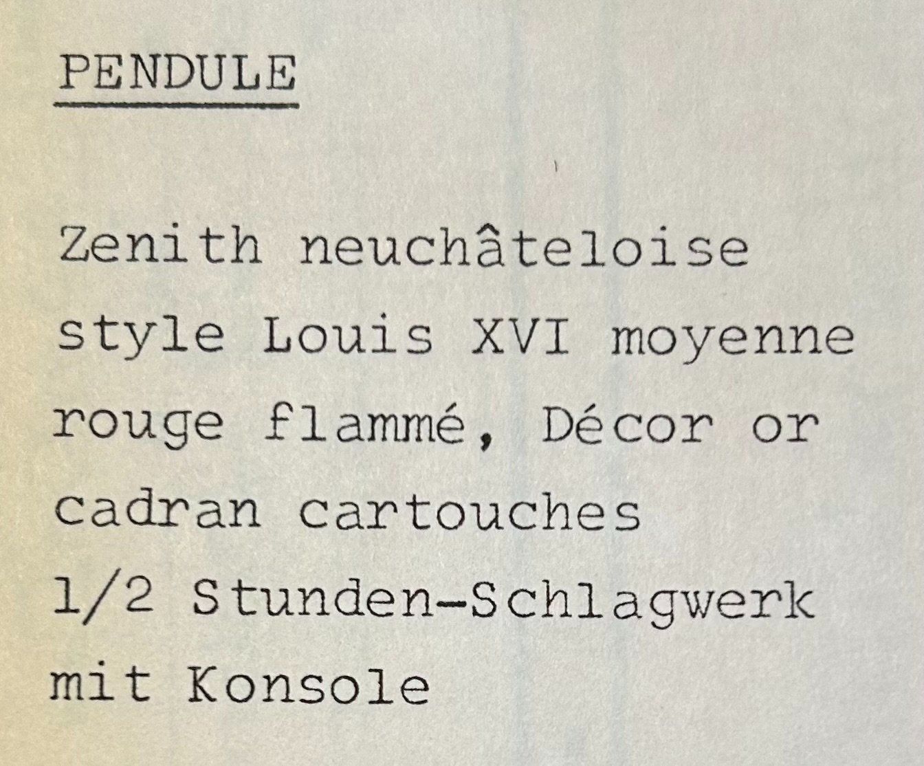 Zenith Orologi da terra & Orologi da parete: ZENITH Neuenburger Pendule – Usato da Bubendorf venduto da torina99 4