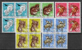 Timbres Suisse: Série PJ 1966 bloc de 4