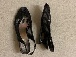 Somnerschuh in schwarz