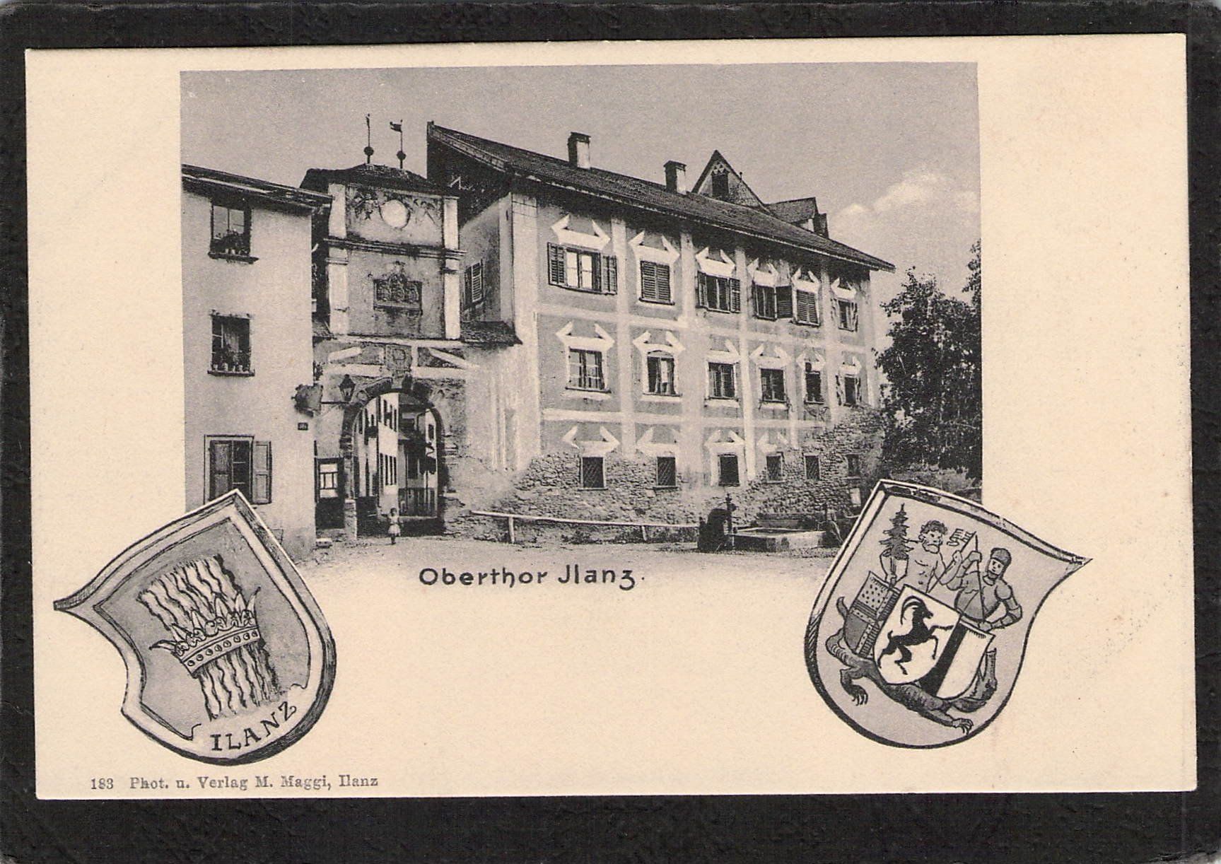 Cartoline postali: Lichtdruck : Oberthor Jlanz GR – Usato da Reichenburg venduto da Pipo-67